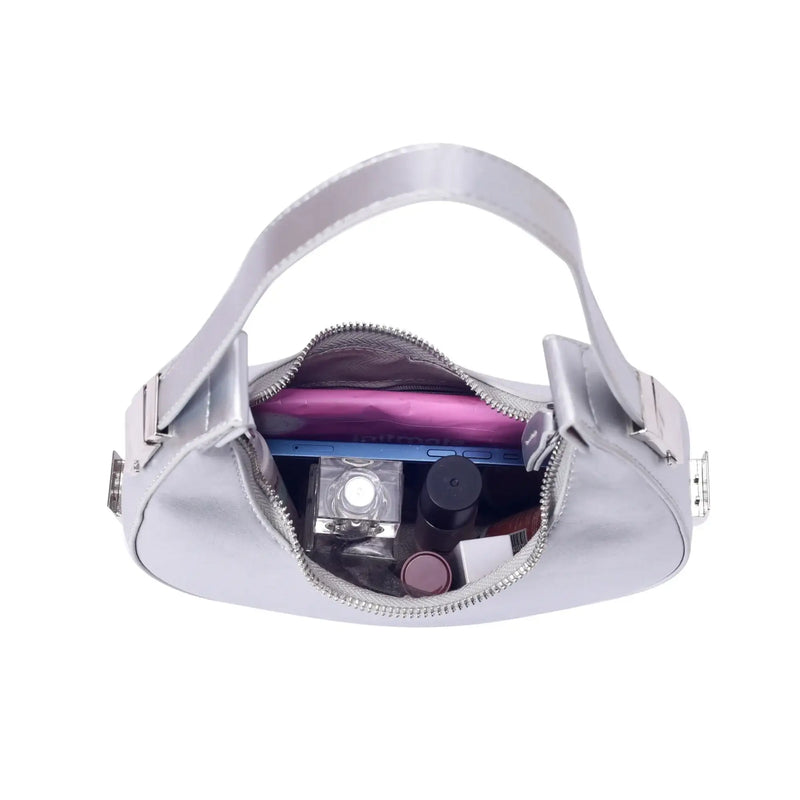 Avril Lunar White Shoulder Bag
