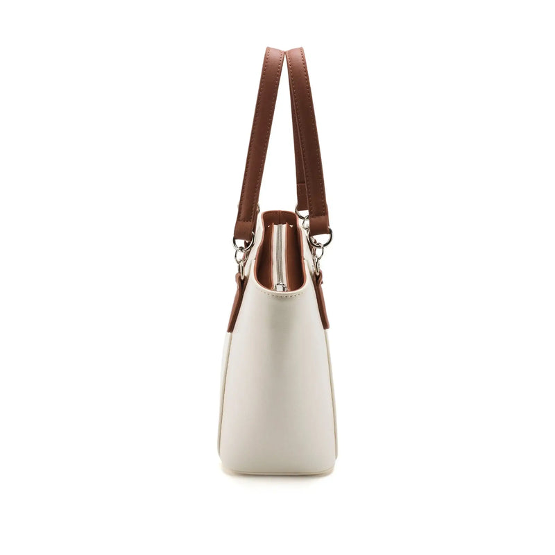 Avril Exquisite Off White Tote Bag