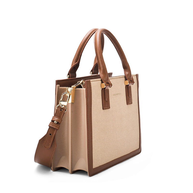 Monroe Petite Coffee Satchel Bag
