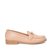 Ava Casual Chain Nude Loafers