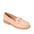 Ava Casual Chain Nude Loafers - Lino Perros