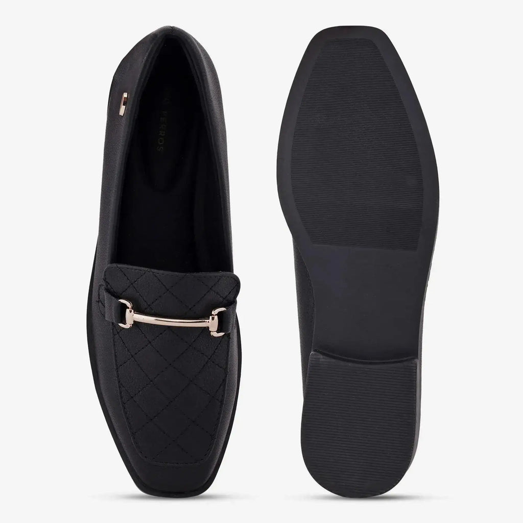 Ava Formal Black Loafers - Lino Perros