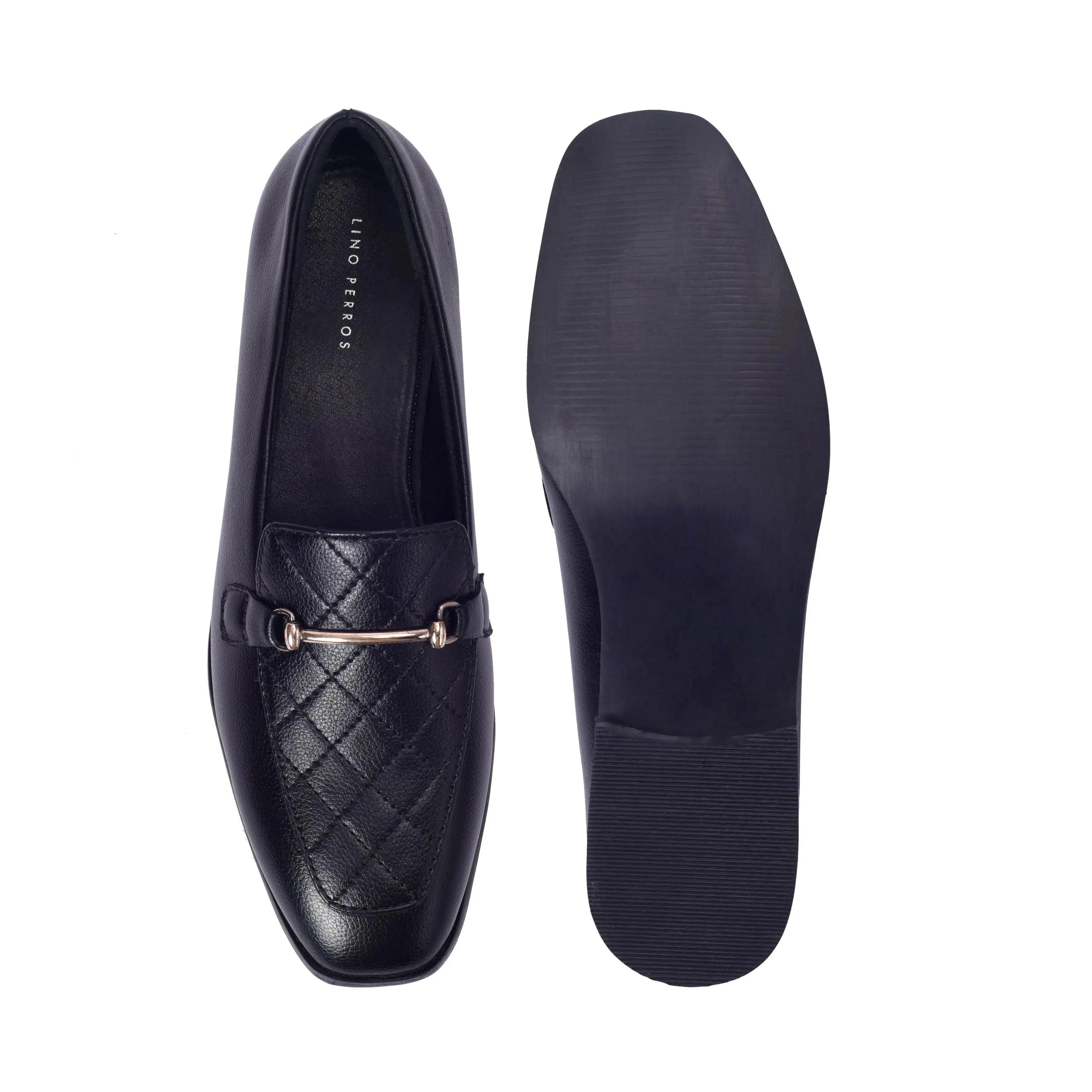 Ava Formal Jet Black Loafers - Lino Perros