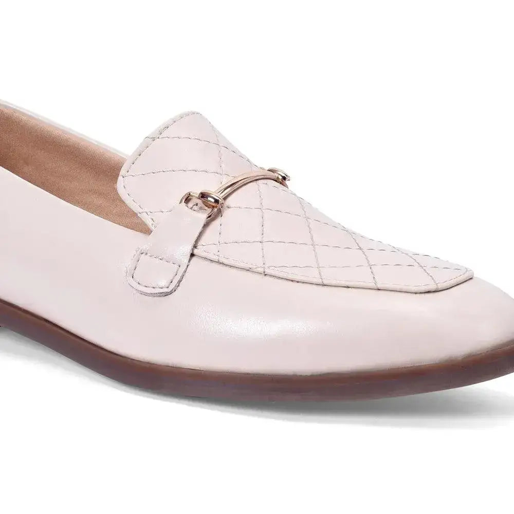 Ava Formal Nude Loafers - Lino Perros