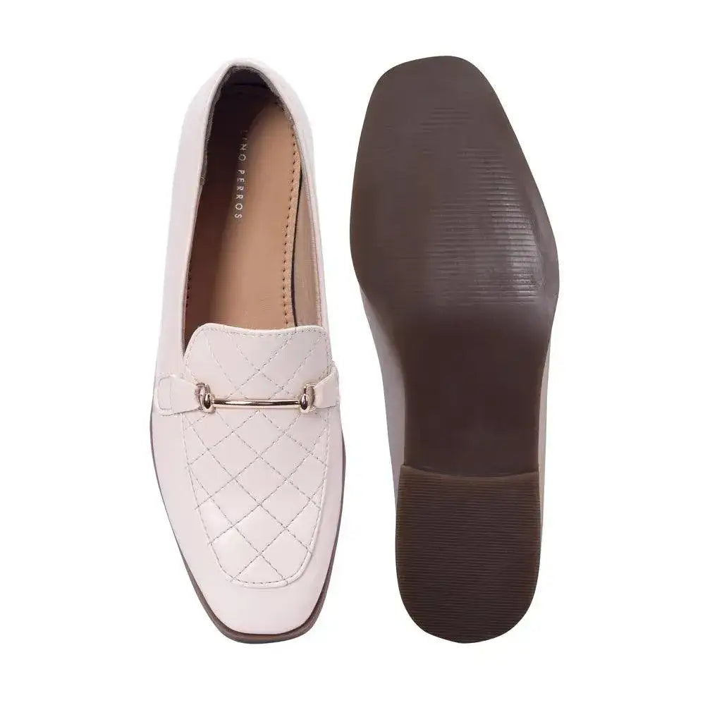 Ava Formal Nude Loafers - Lino Perros