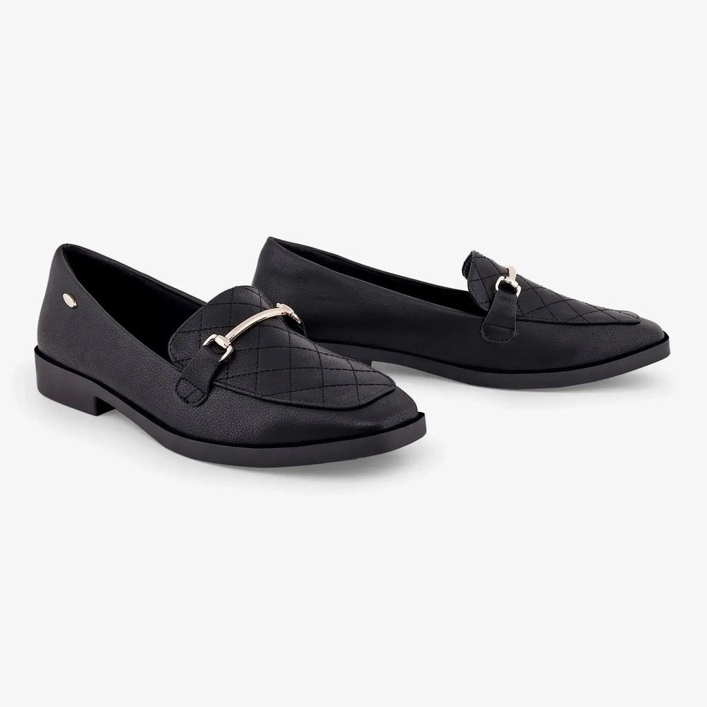Ava Formal Black Loafers - Lino Perros