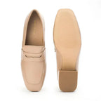 Ava Formal Penny Beige Loafers - Lino Perros