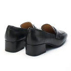 Ava Formal Penny Black Loafers - Lino Perros