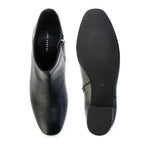 Ava Leather Ankle-Length Black Boots - Lino Perros