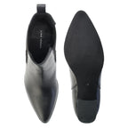 Ava Leather Chelsea Black Boots - Lino Perros