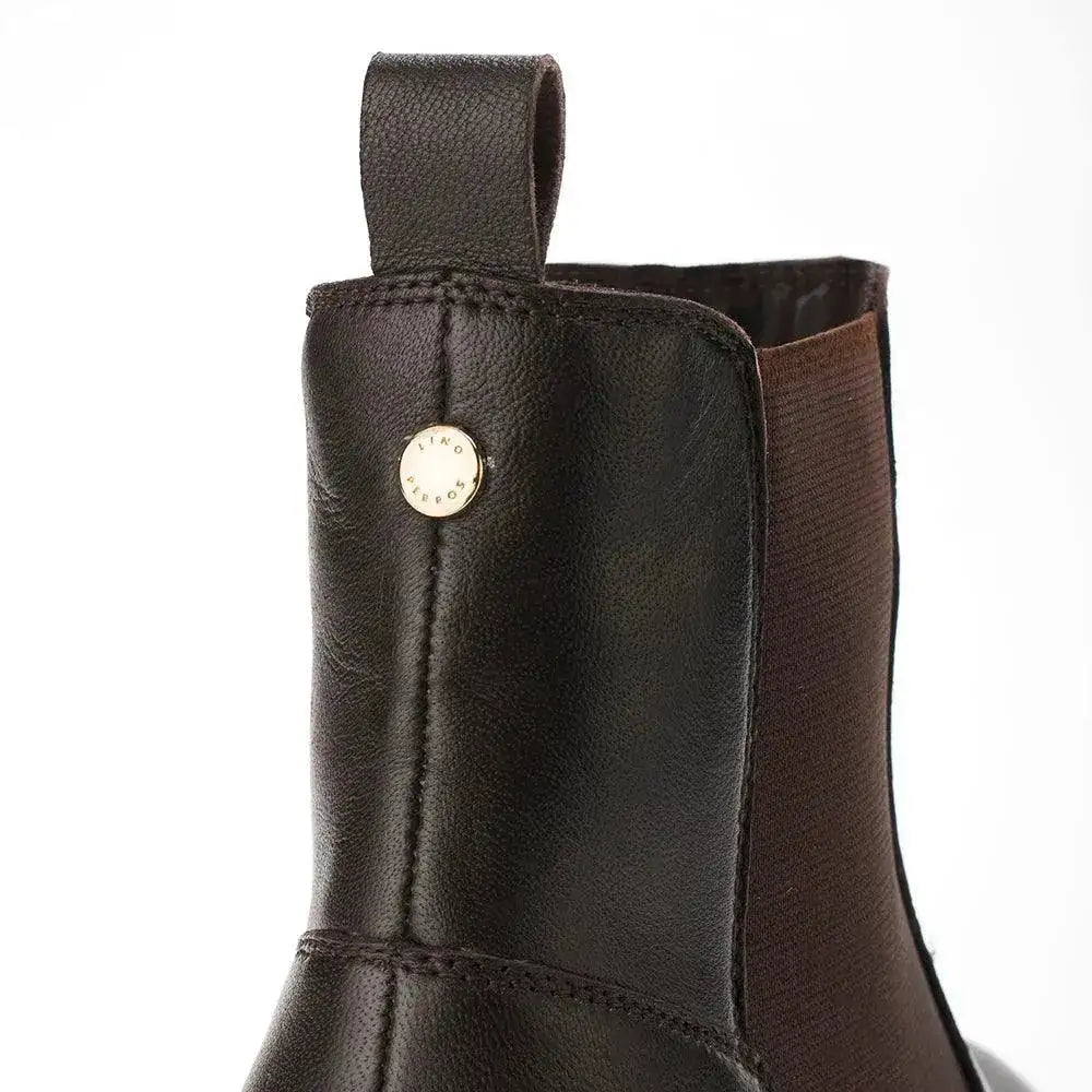 Ava Leather Regular Brown Boots - Lino Perros