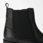 Ava Leather Regular Black Boots - Lino Perros