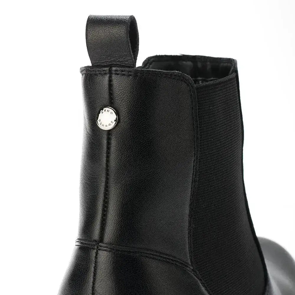Ava Leather Regular Black Boots - Lino Perros