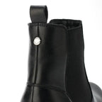 Ava Leather Regular Black Boots - Lino Perros