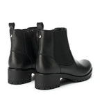 Ava Leather Regular Black Boots - Lino Perros