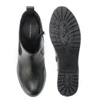 Ava Leather Regular Black Boots - Lino Perros