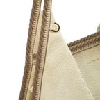 Avril Stylized Beige Hobo Tote - Lino Perros