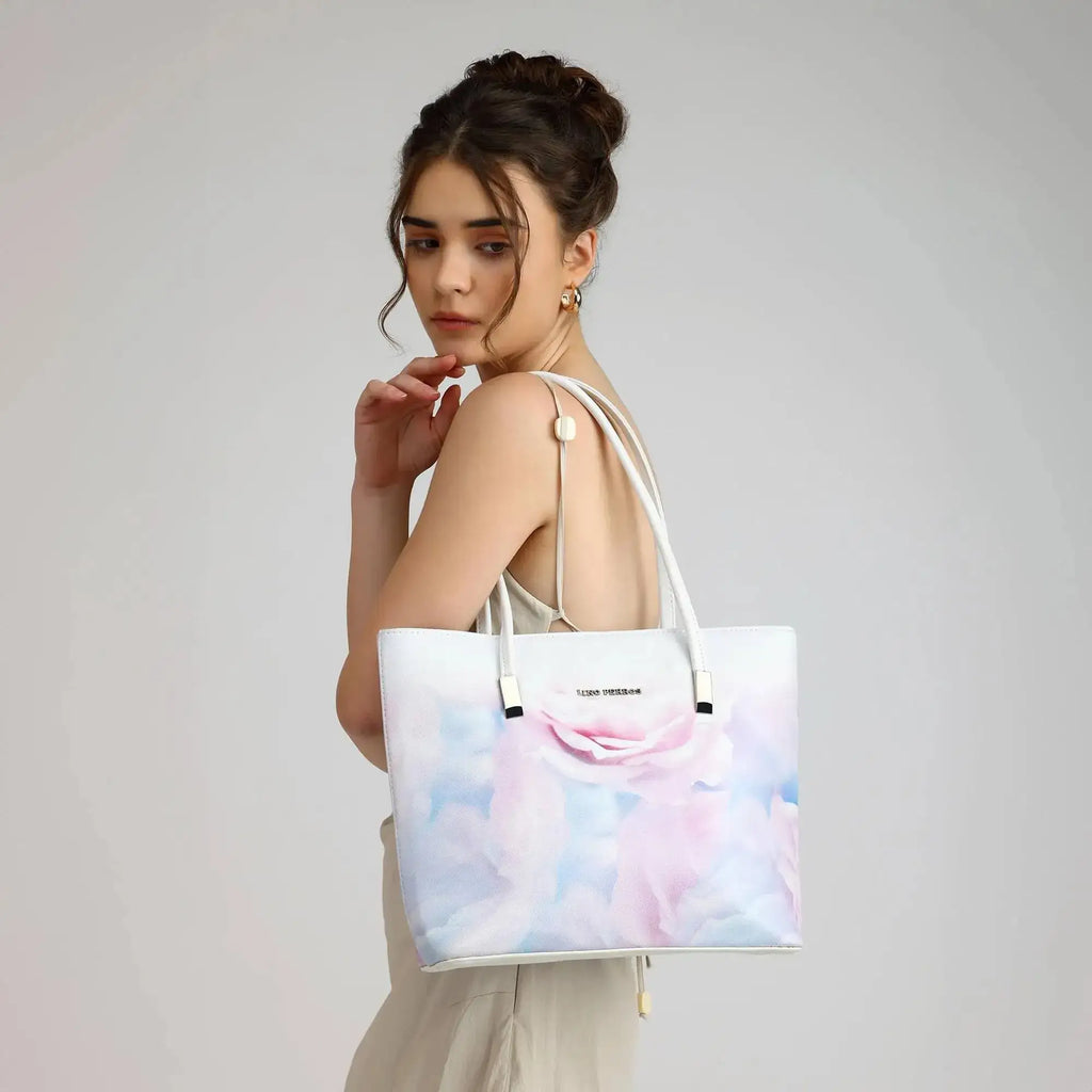 Avril Bloom Pink Tote Bag - Lino Perros