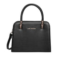 Avril Crush Black Satchel Bag - Lino Perros