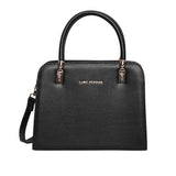 Avril Crush Black Satchel Bag