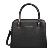 Avril Crush Black Satchel Bag