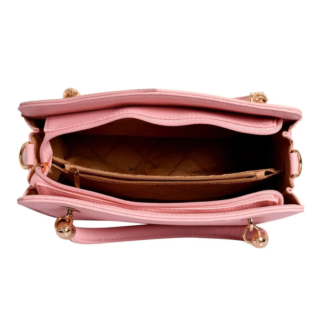 Avril Crush Pink Satchel Bag - Lino Perros