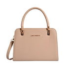 Avril Crush Beige Satchel Bag - Lino Perros