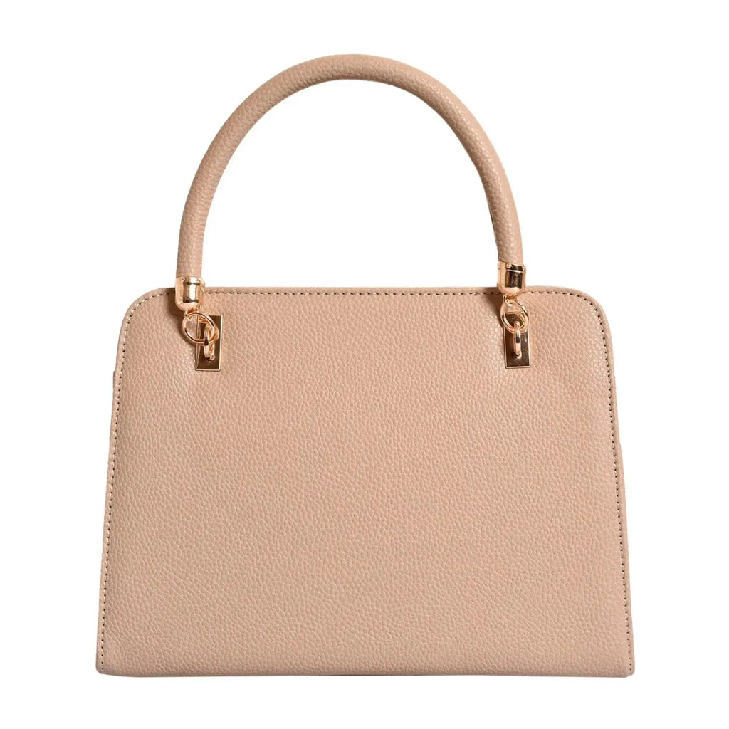 Avril Crush Beige Satchel Bag - Lino Perros