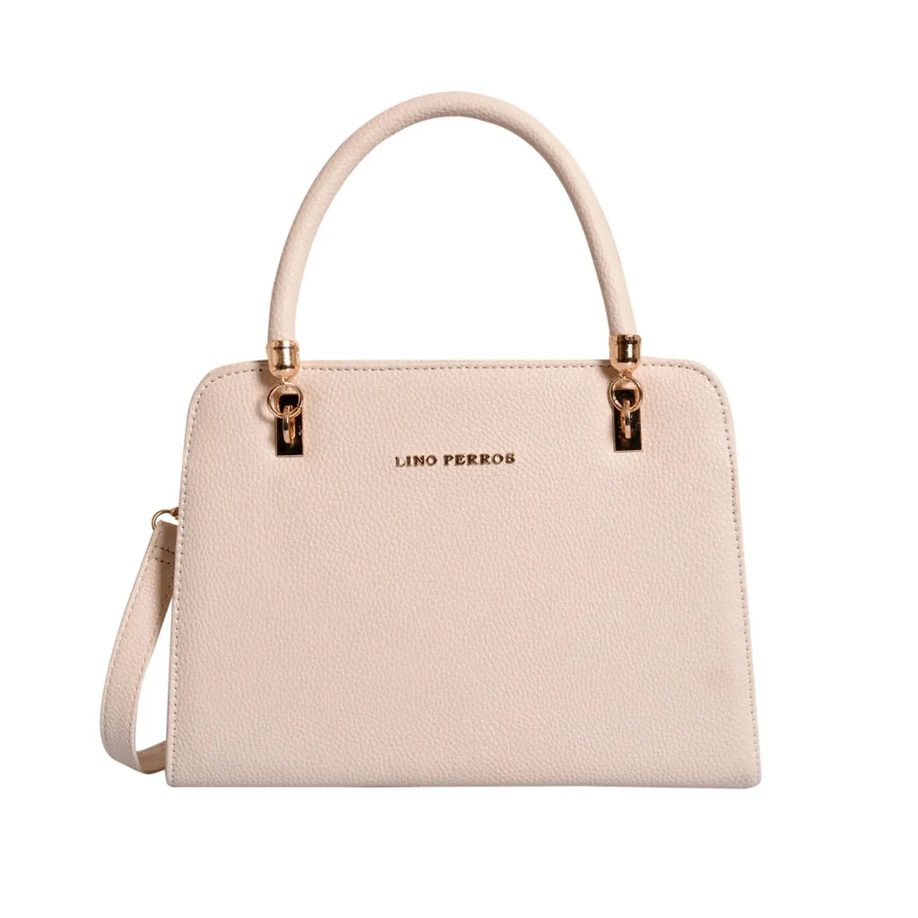 Avril Crush White Satchel Bag - Lino Perros