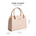 Avril Crush White Satchel Bag - Lino Perros