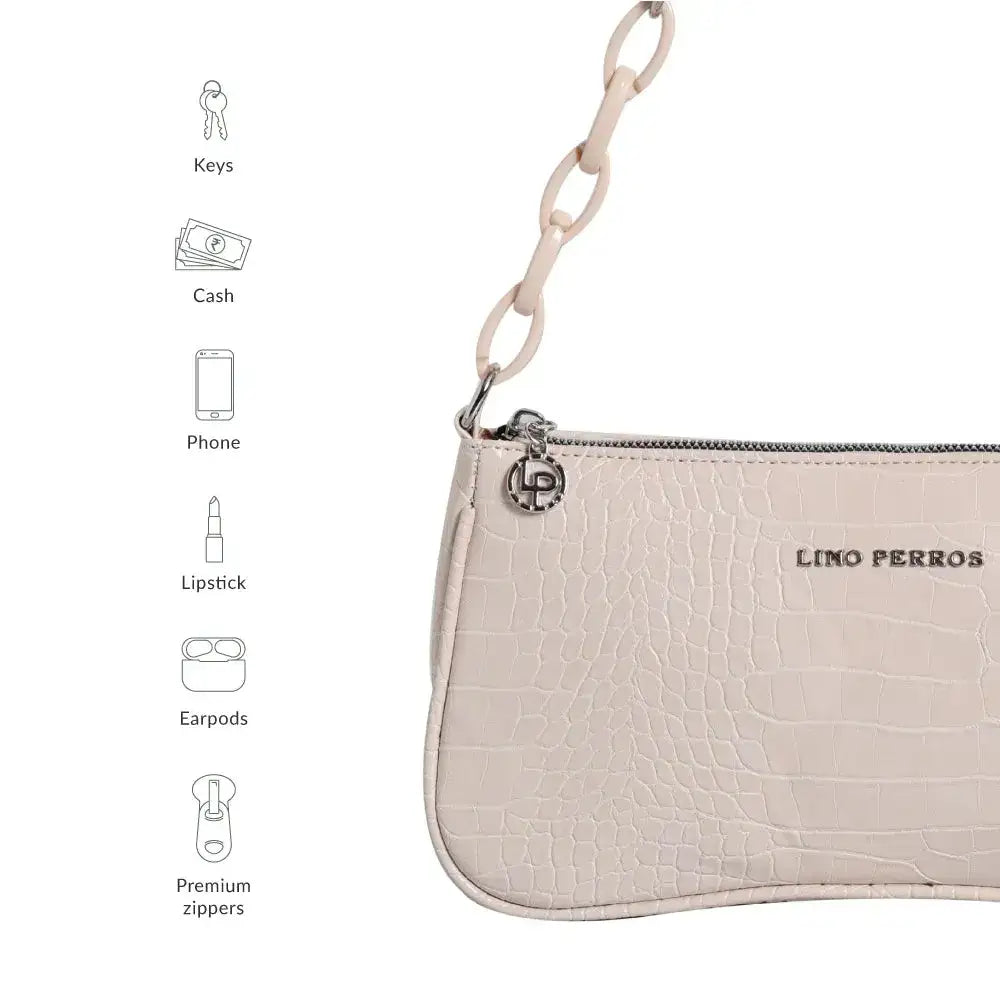Avril Cuteness Off White Hobo Bag - Lino Perros