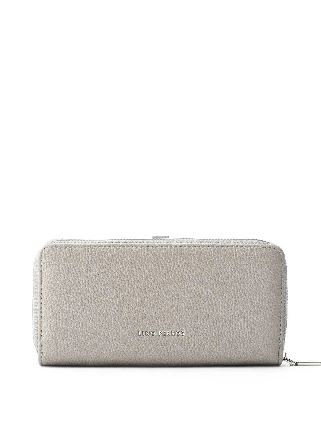 Avril Dual Tone Functional Grey Wallet - Lino Perros