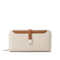 Avril Dual Tone Functional Off-white Wallet - Lino Perros