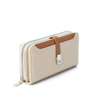 Avril Dual Tone Functional Off-white Wallet - Lino Perros