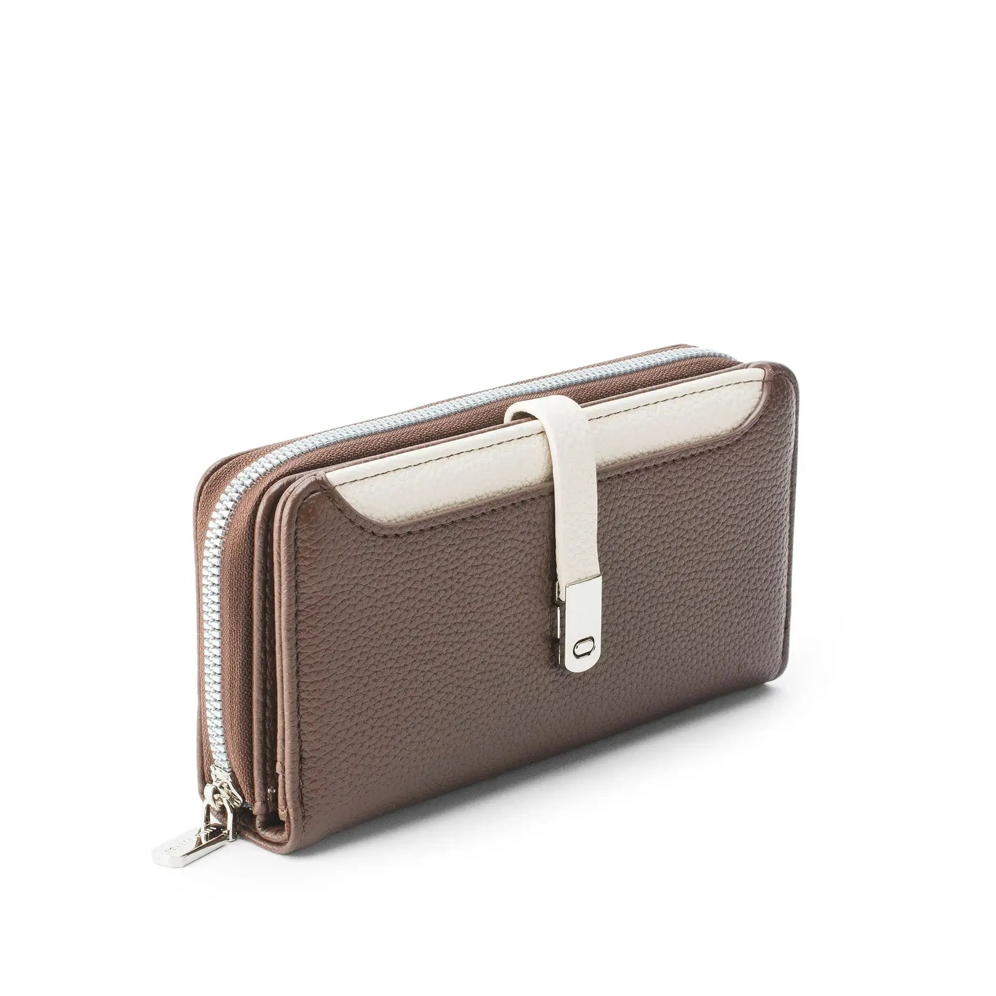 Avril Dual Tone Functional  Coffee Wallet - Lino Perros