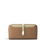 Avril Dual Tone Functional Brown Wallet