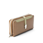 Avril Dual Tone Functional Brown Wallet - Lino Perros