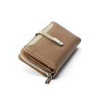 Avril Dual Tone Functional Brown Wallet - Lino Perros