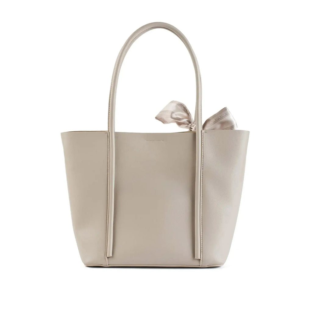 Avril Elevated Everyday Beige Tote bag - Lino Perros