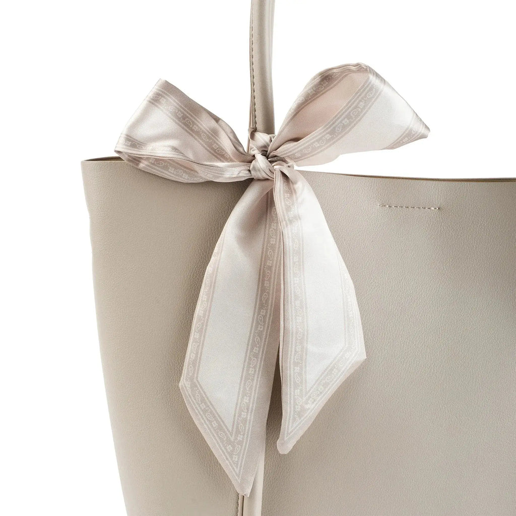 Avril Elevated Everyday Beige Tote bag - Lino Perros