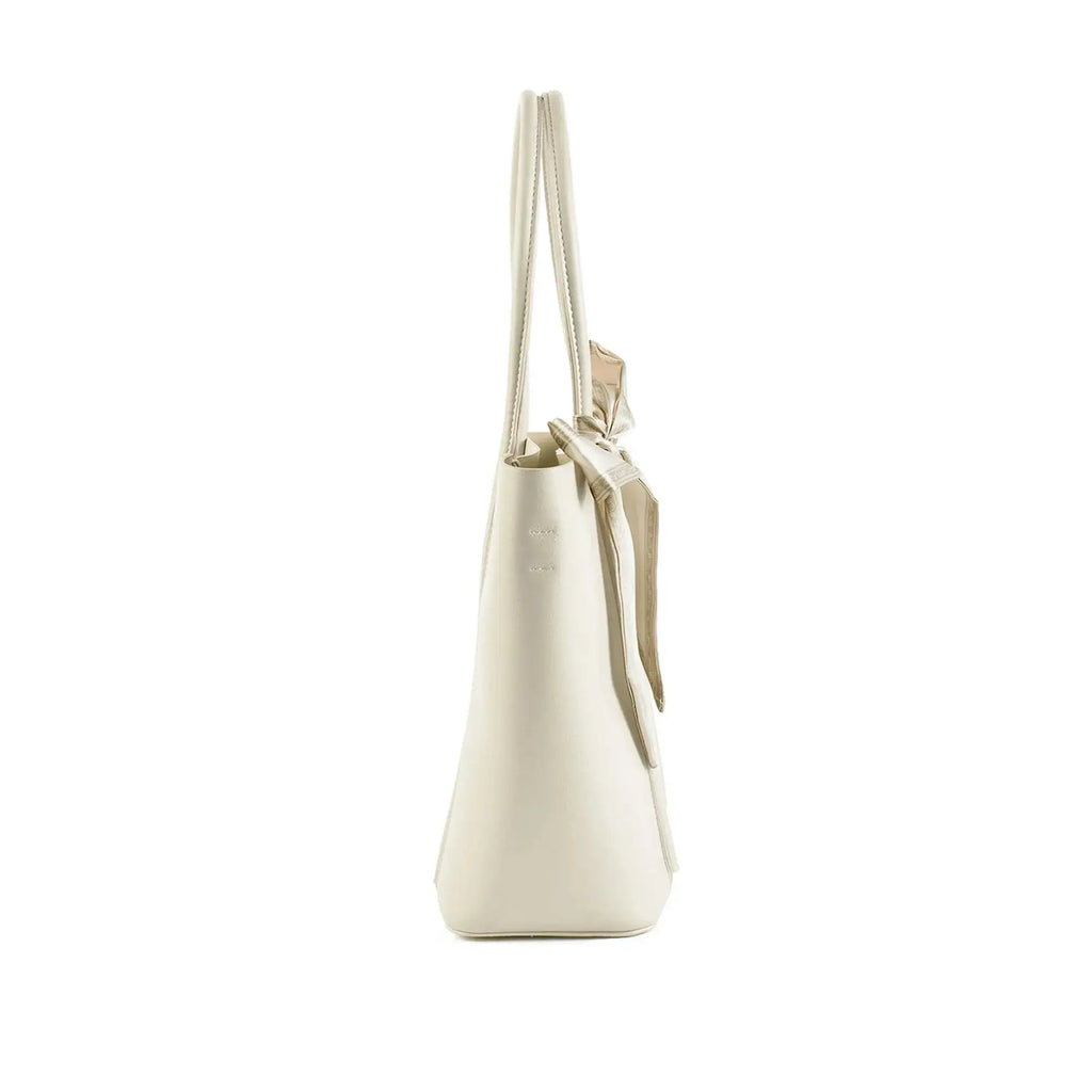 Avril Elevated Everyday Off-White Tote bag - Lino Perros