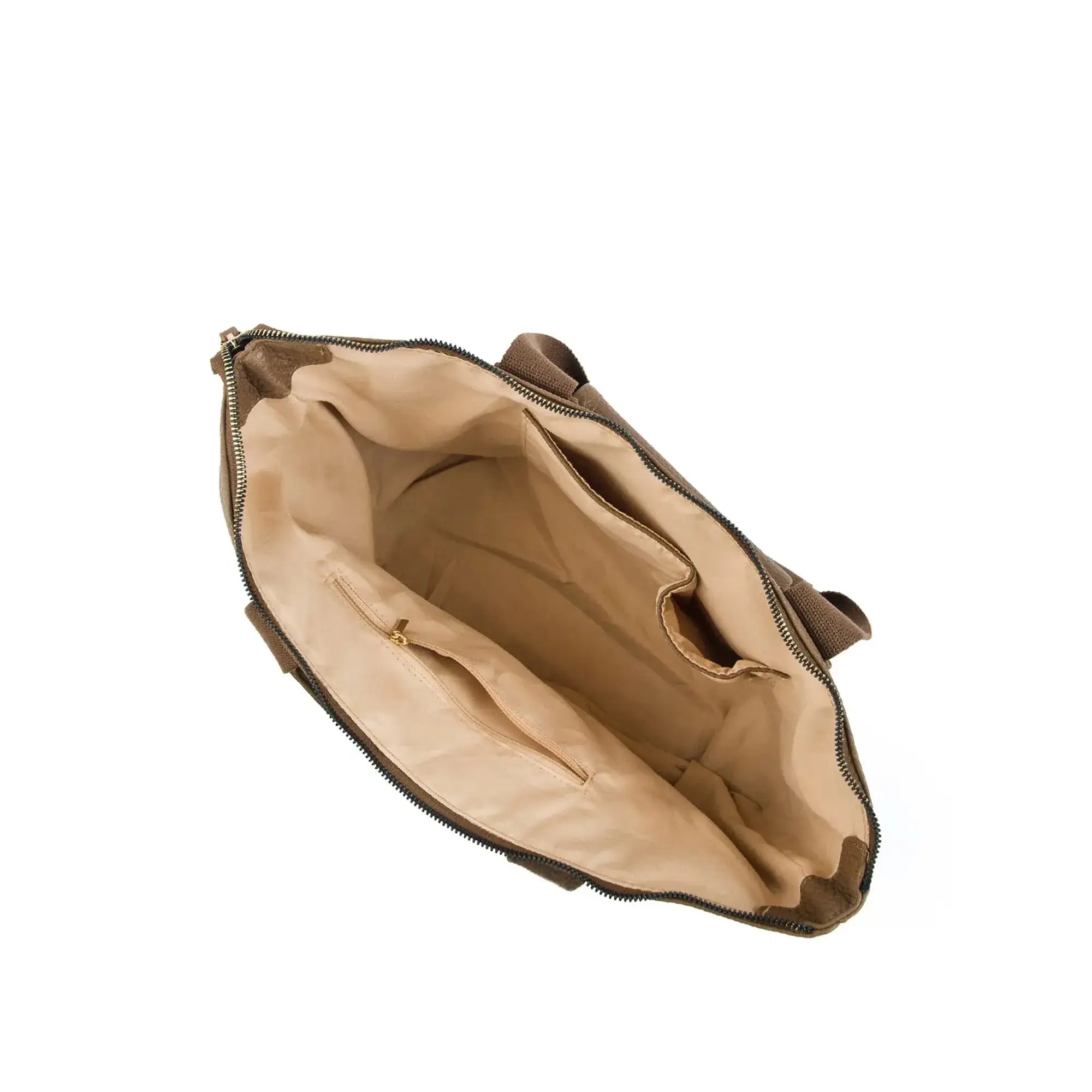 Avril Everyday Slouchy Brown Tote Bag - Lino Perros