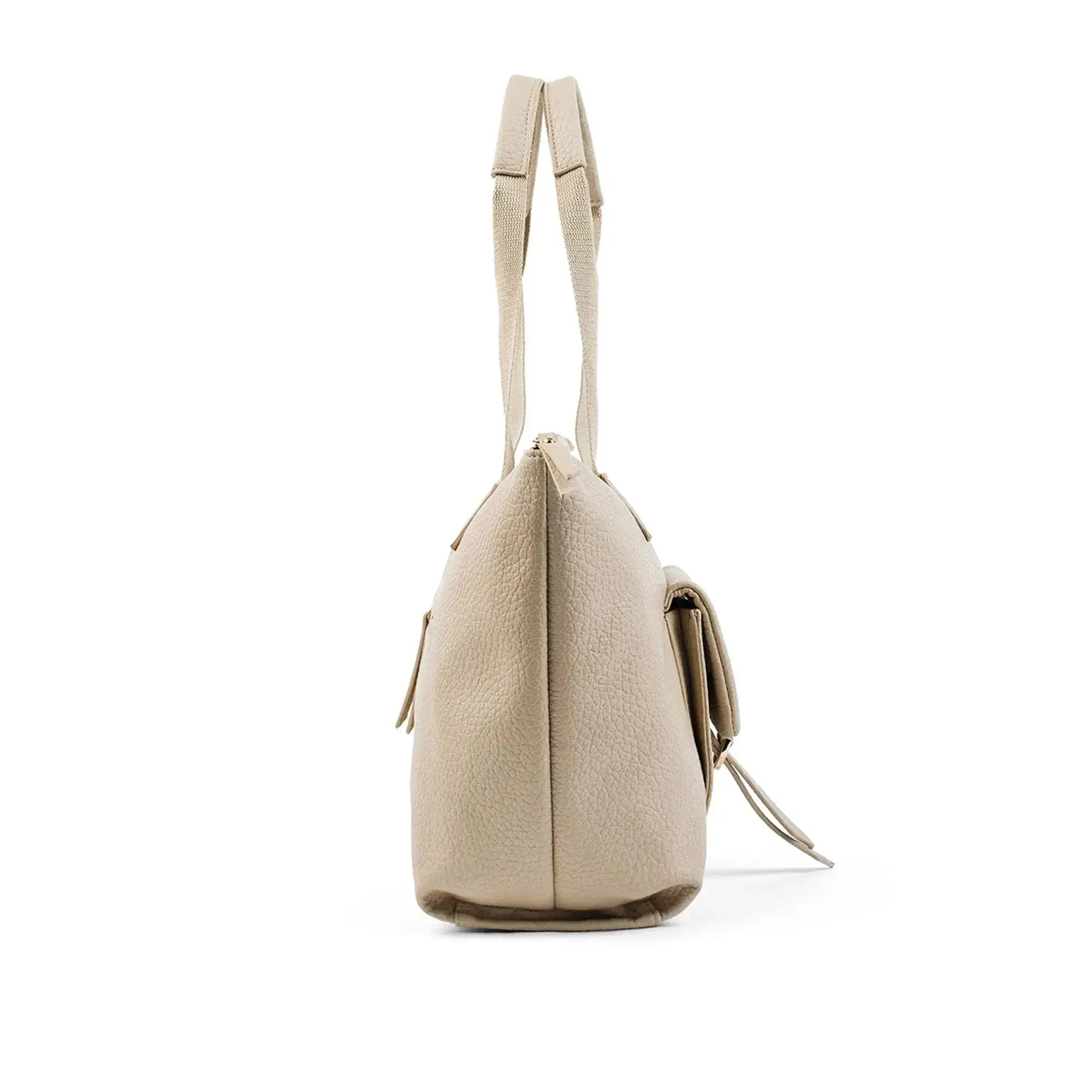 Avril Everyday Slouchy Beige Tote Bag - Lino Perros