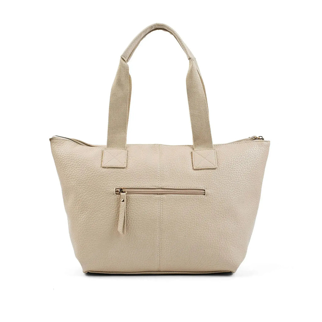 Avril Everyday Slouchy Beige Tote Bag - Lino Perros