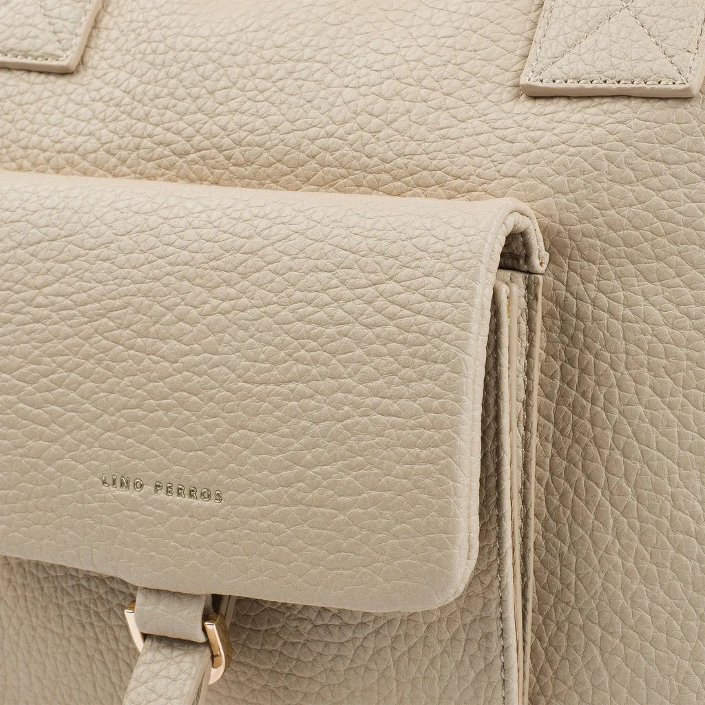 Avril Everyday Slouchy Beige Tote Bag - Lino Perros