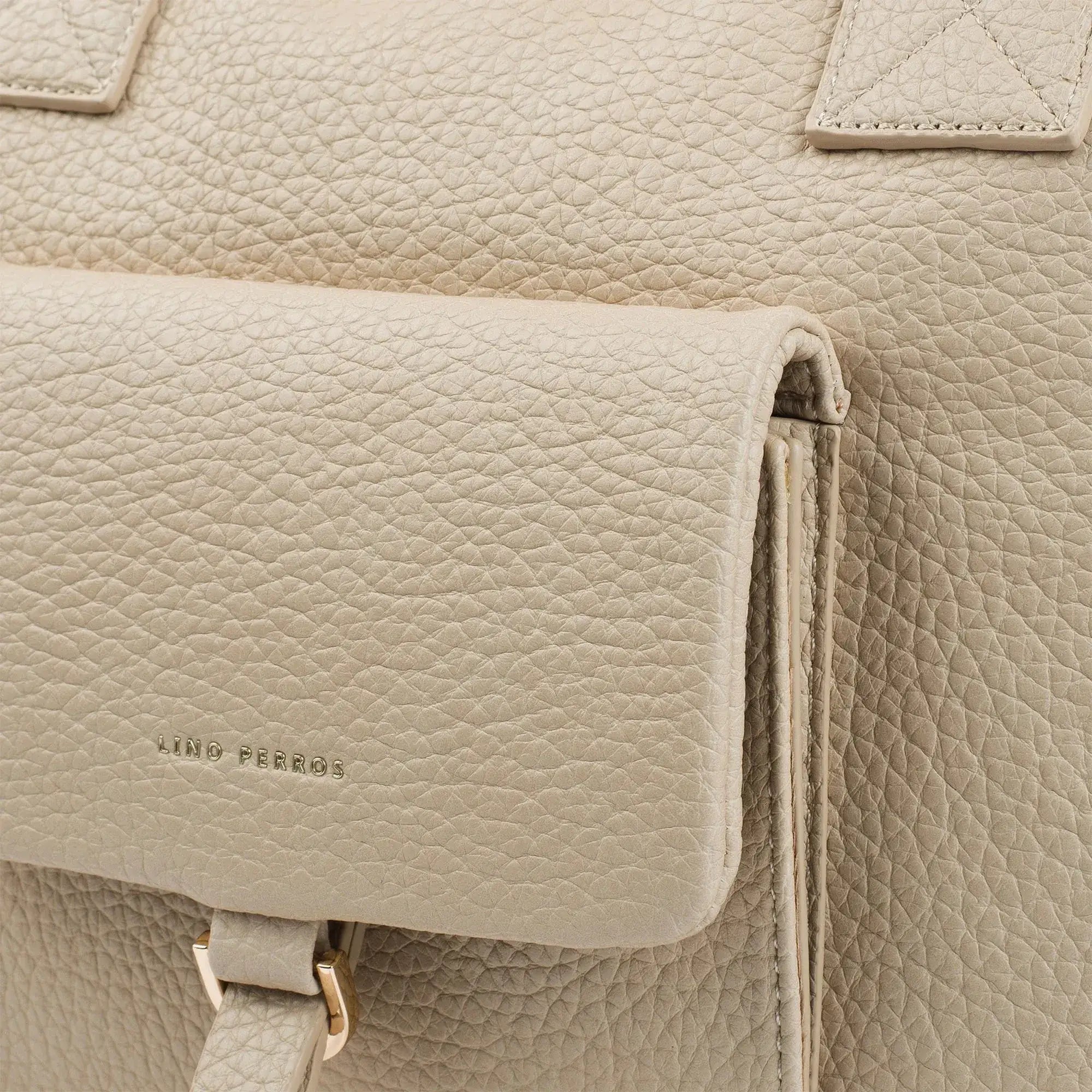 Avril Everyday Slouchy Beige Tote Bag - Lino Perros