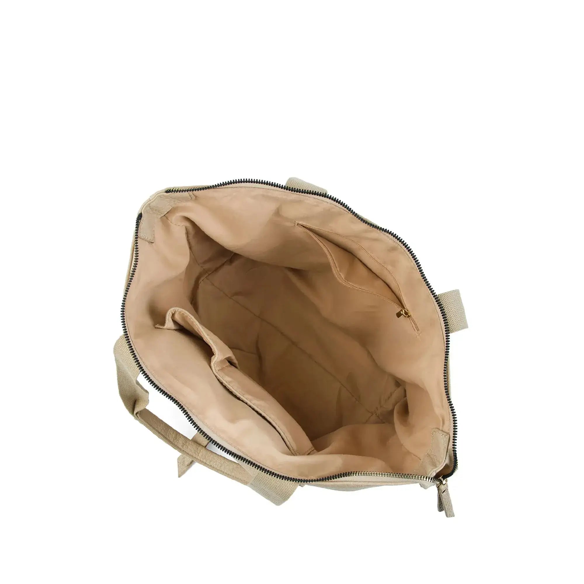 Avril Everyday Slouchy Beige Tote Bag - Lino Perros