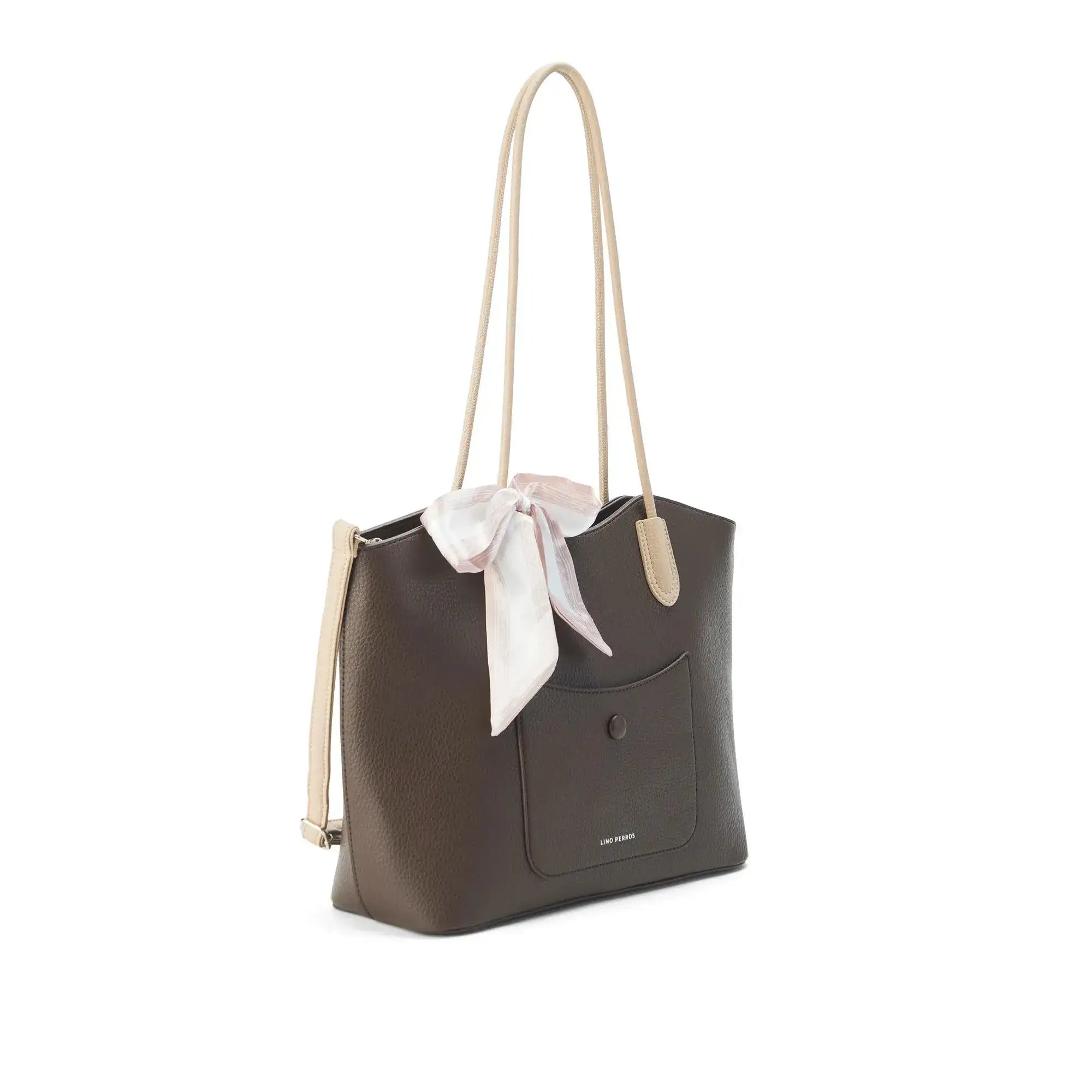 Avril Everyday Brown Tote Bag - Lino Perros
