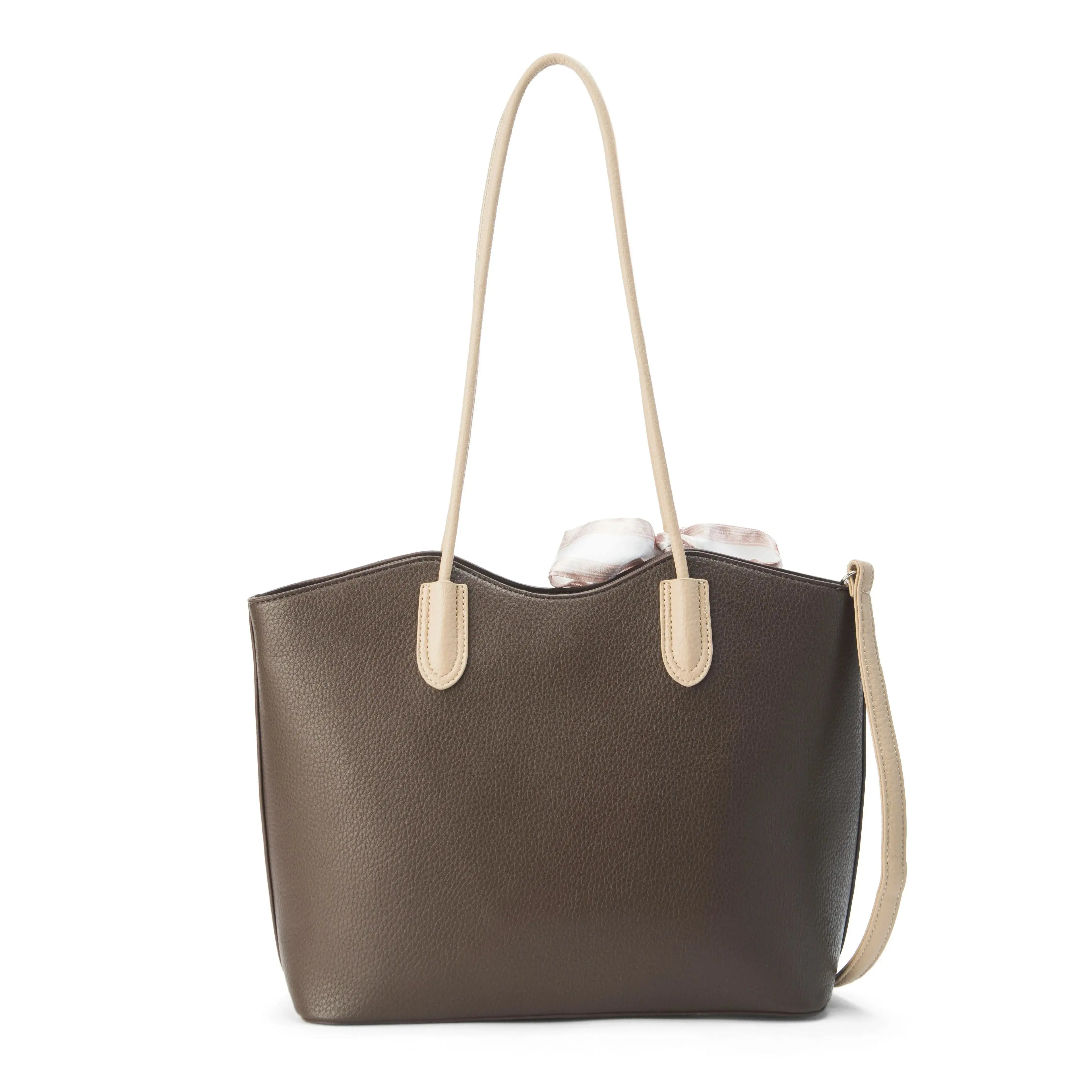 Avril Everyday Brown Tote Bag - Lino Perros