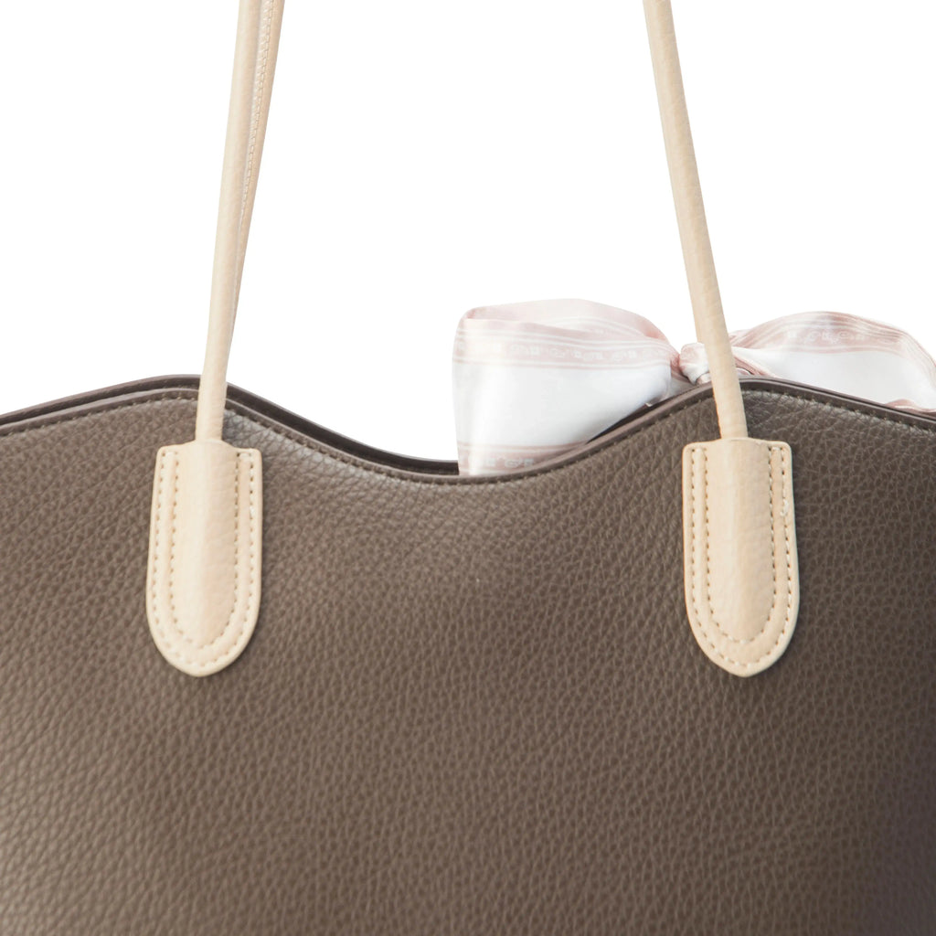 Avril Everyday Brown Tote Bag - Lino Perros
